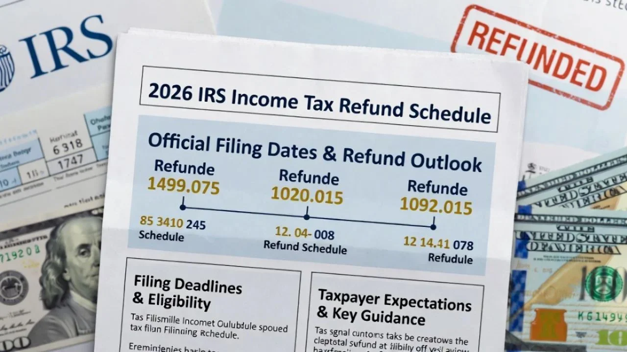 2026 IRS Income Tax Refund Schedule Explained