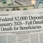 Federal $2,000 Deposit January 2026