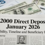 $2000 Direct Deposits January 2026 Eligibility