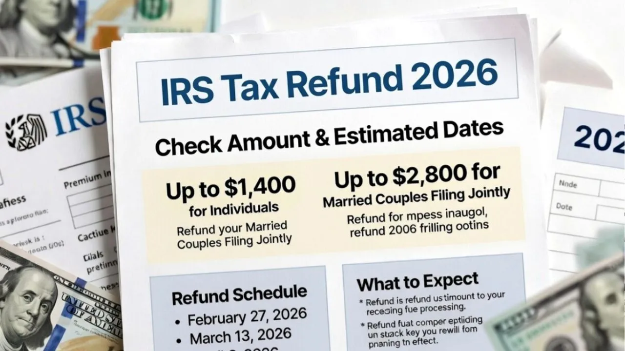 IRS Tax Refund 2026 Schedule
