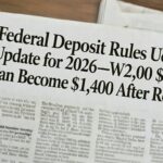 Federal Deposit Rules Update for 2026