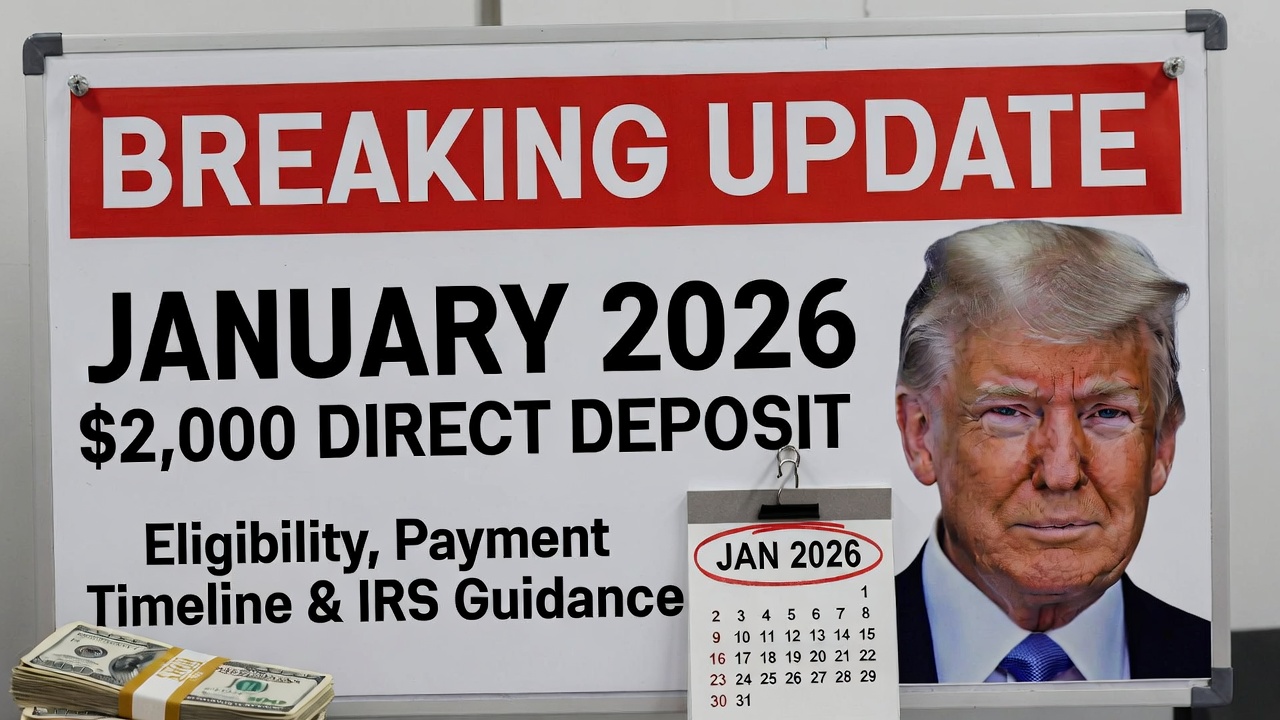 January 2026 $2,000 Direct Deposit Explained